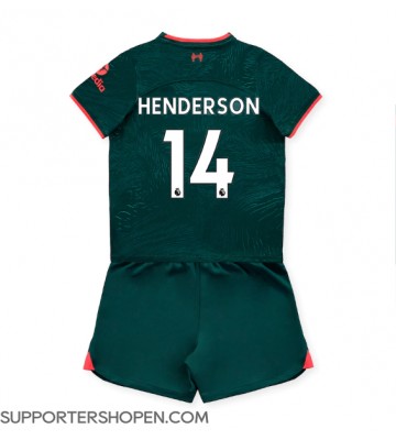 Liverpool Jordan Henderson #14 Tredje tröja Barn 2022-23 Kortärmad (+ korta byxor)